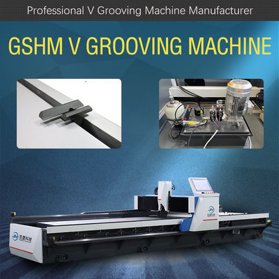 quality  Hydraulic V Cutting Machine For Shower Room Frames High Speed V Grooving Machine factory
