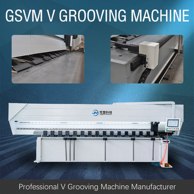 quality  Hydraulic V Slotting Machine For Metal Processing 1232 CNC V Grooving Machine factory