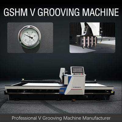 Air cooling High Speed Cnc V Grooving Machine For Signage &amp; Stainless Steel Processing