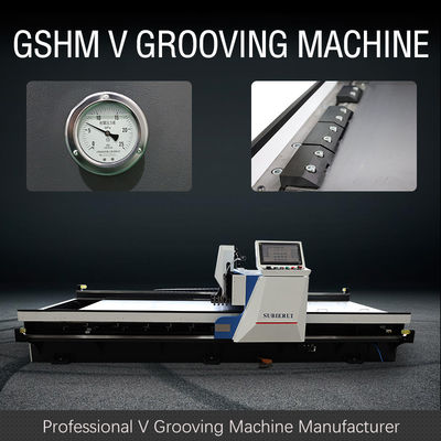 Air cooling High Speed Cnc V Grooving Machine For Signage &amp; Stainless Steel Processing