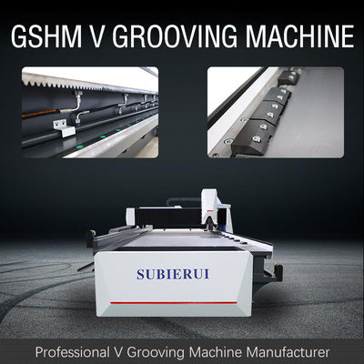 Air cooling High Speed Cnc V Grooving Machine For Signage &amp; Stainless Steel Processing