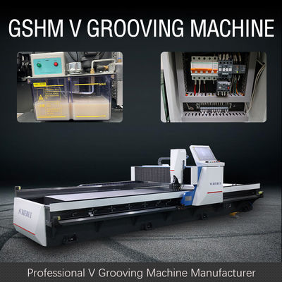 Air cooling High Speed Cnc V Grooving Machine For Signage &amp; Stainless Steel Processing