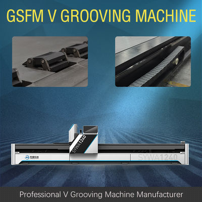 Horizontal CNC V Cutting Machine V Groover Machine For Metal Curtain Wall Panels 1560