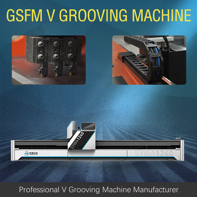 Horizontal CNC V Cutting Machine V Groover Machine For Metal Curtain Wall Panels 1560