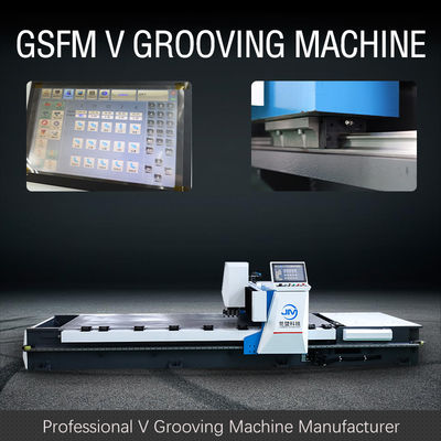 Fully Automatic CNC V Grooving Machine Four Sided In Door Industry
