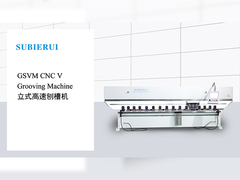 Hydraulic Vertical v grooving machine for Stainless steel decoration