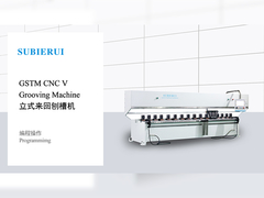 Vertical v grooving machine with Two tool holders for thick sheet metal